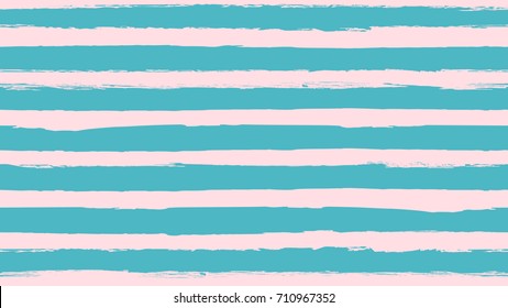 Seamless striped pattern. Horizontal line with torn paper effect. Ethnic background. Pink blue color gradient. EPS vector illustration. Summer texture for backdrop, app. Paint brush stroke stripes.
