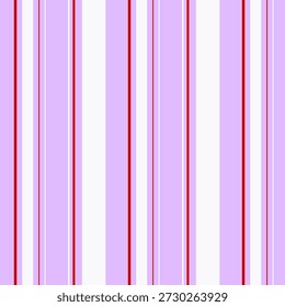Padrão listrado sem costura em pastel roxo, vermelho e branco.Vertical listras linhas abstrato padrão padrão vetor ilustração fundo papel de parede para tecido e impressões.