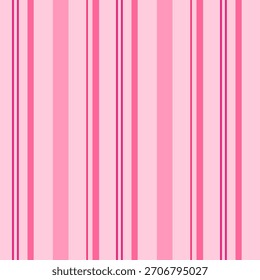 Seamless striped pattern in pink.Vertical stripes lines abstract repeat pattern vector illustration background wallpaper for fabric and prints.