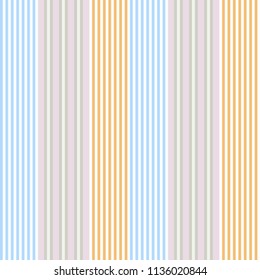 Seamless striped pattern in retro colors. Vector illustration.