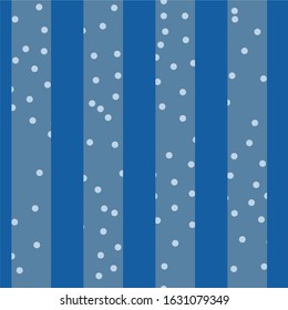Seamless striped pattern in retro colors with polka dot. Vertical striped pattern. Vector illustration