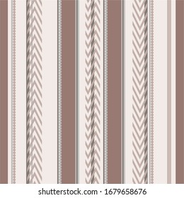 Seamless striped pattern in retro colors. Vertical striped pattern. Vector illustration