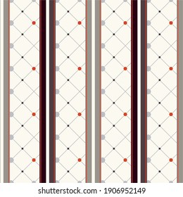 Seamless striped pattern of retro colors. Seamless chevron background. Vector art deco. Vintage wallpaper, print packaging, textiles