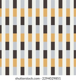 Seamless striped pattern in retro colors. Vertical striped pattern. Vector illustration