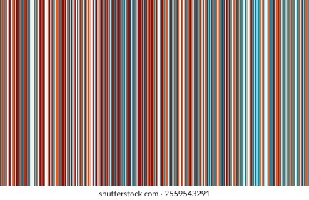 Seamless striped pattern with straight lines and colourful texture. Perfect for fabric design, abstract wallpaper, and trendy modern prints.