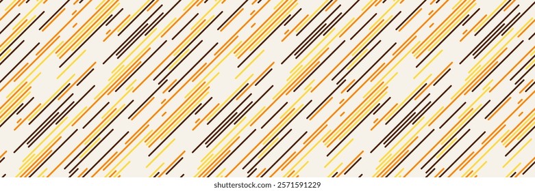 Seamless striped pattern with straight lines and colourful texture. Perfect for fabric design, abstract wallpaper, and trendy modern prints.