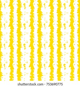 Seamless striped pattern with vertical  black and white lines.Yellow and white
