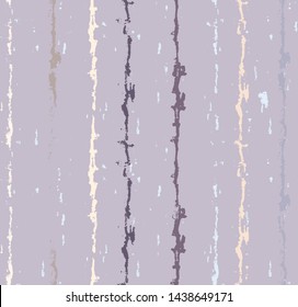 Seamless striped pattern. Vertical silhouettes. Hand drawn watercolor tempera sketch. Graphic abstract dynamic texture. Gray, blue, beige colored background. Vector.