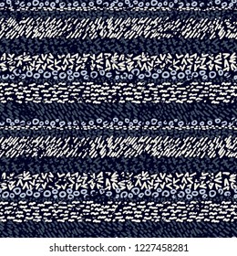 Seamless striped pattern. Vintage dark background. Grunge texture. Hand-drawn doodle ornament. Print for textiles. Vector illustration.