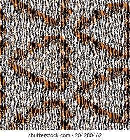 Seamless striped texture in the form of a square frame