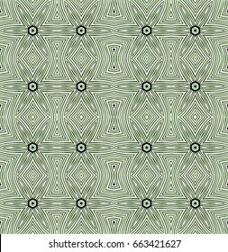 Seamless striped vector pattern. Vintage colored decorative repainting background with tribal and ethnic motifs. Abstract geometric roughly hatched shapes colored with hand drawn brush stokes.