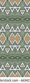 Patrón de Vector a rayas sin costuras. Fondo de repintado decorativo de color Antiguas con motivos tribales y étnicos. Abstractas Formas geométricas de sombreado grueso coloreadas con pinceles dibujados a mano.