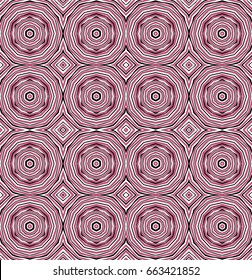 Seamless striped vector pattern. Vintage colored decorative repainting background with tribal and ethnic motifs. Abstract geometric roughly hatched shapes colored with hand drawn brush stokes.
