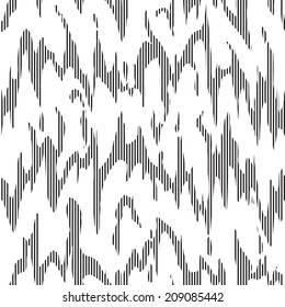Seamless striped zigzag pattern in natural style