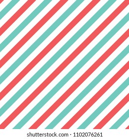 seamless stripes design with red and turquoise color