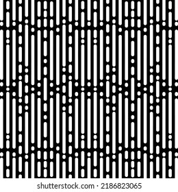 Seamless Stripes Motif Pattern. Vector Illustration 