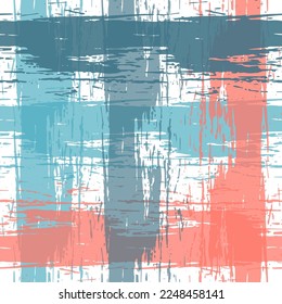 Seamless stripes pattern background. Artistic watercolor striped background