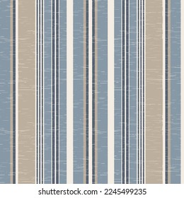 seamless stripes pattern linen textured grey and beige, black irregular stripe used for textile , wallpaper.