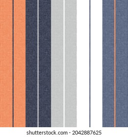 seamless Stripes Pattern on fabric textures