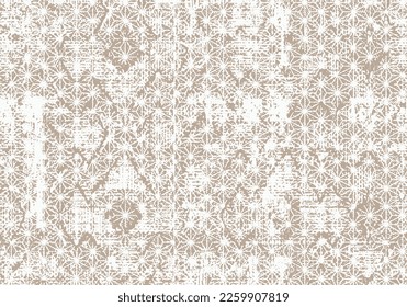 seamless stripes pattern on flower background