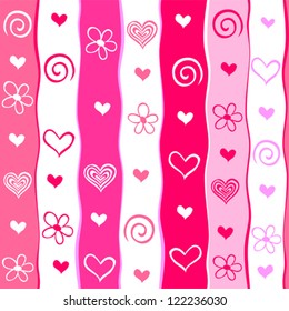 Seamless stripped pattern. Vector illustrations.