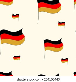 Seamless structure with color flags of Germany