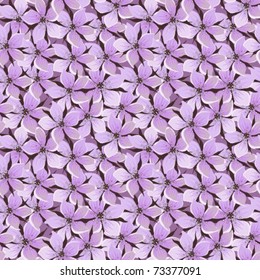 Seamless structure with lilac flowers