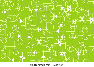 Seamless structure of radio elements