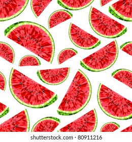 Seamless structure of a segment of a watermelon