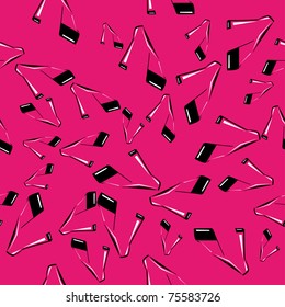 Seamless structure with shoes. Illustration