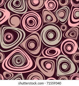 Seamless structure wallpaper with curls