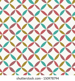 Seamless stylish color pattern. Vector illustration