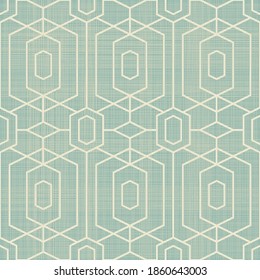 Seamless stylish geometric pattern. Classic Art Deco seamless pattern on texture background. Abstract Vintage retro vector Islamic wallpaper. Lattice graphic design. Vector modern tiles pattern.