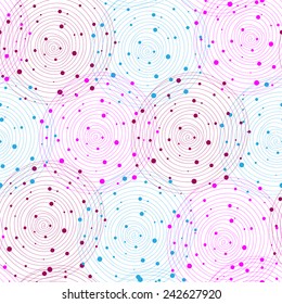 Seamless stylish hand drawn pattern. Vector illustration