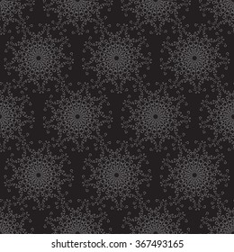 Seamless stylish hand drawn pattern. Vector illustration
