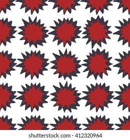 Seamless stylish retro hand drawn pattern. Vector illustration