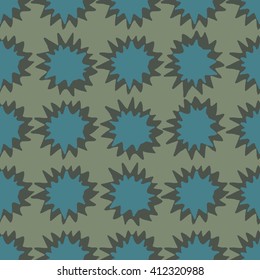 Seamless stylish retro hand drawn pattern. Vector illustration