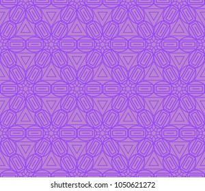 Seamless stylish vector illustration with geometric pattern. Abstract design. For wallpaper, decorative design