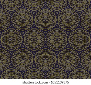 Seamless stylish vector illustration with geometric pattern. Abstract design. For wallpaper, decorative design