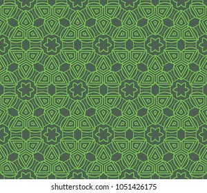 Seamless stylish vector illustration with geometric pattern. Abstract design. For wallpaper, decorative design