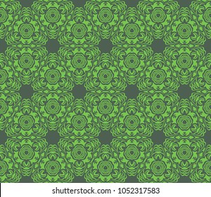Seamless stylish vector illustration with geometric pattern. Abstract design. For wallpaper, decorative design