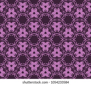 Seamless stylish vector illustration with geometric pattern. Abstract design. For wallpaper, decorative design