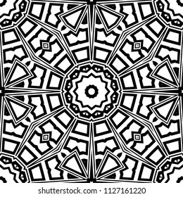 Seamless stylish vector illustration with geometric pattern. Abstract design. For super wallpaper, decorative design.