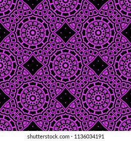 Seamless stylish vector illustration with geometric pattern. Abstract design. For super wallpaper, decorative design.