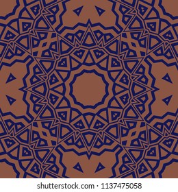 Seamless stylish vector illustration with geometric pattern. Abstract design. For super wallpaper, decorative design.