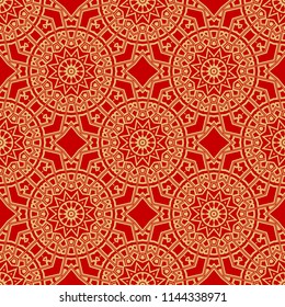 Seamless stylish vector illustration with geometric pattern. Abstract design. For super wallpaper, decorative design.