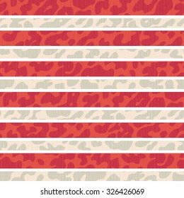Seamless Stylized Stripes Surface Design Pattern