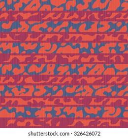Seamless Stylized Stripes Surface Design Pattern