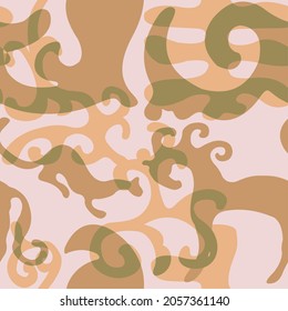 Seamless stylized vector and editable logo on the theme of nomads. Seamless pattern of nomads.