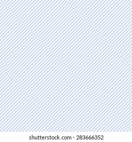 Seamless subtle blue and white op art diagonal slim lines pattern vector
